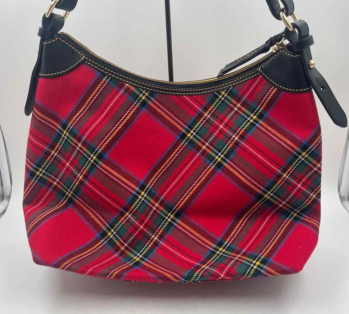 Dooney & Bourke Women's Red Luxe Plaid Purse