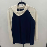 Talbots Women's Size L Navy Solid Long Sleeve Shirt