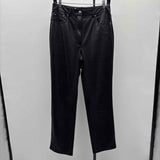 For All Mankind Women's Size 6 Black Solid Pants