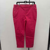 Chicos Women's Size 10 coral Solid Pants