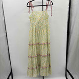Lost + Wander Women's Size L Green Floral Dress
