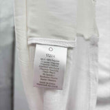 Dolan Women's Size M White Solid Short Sleeve Shirt