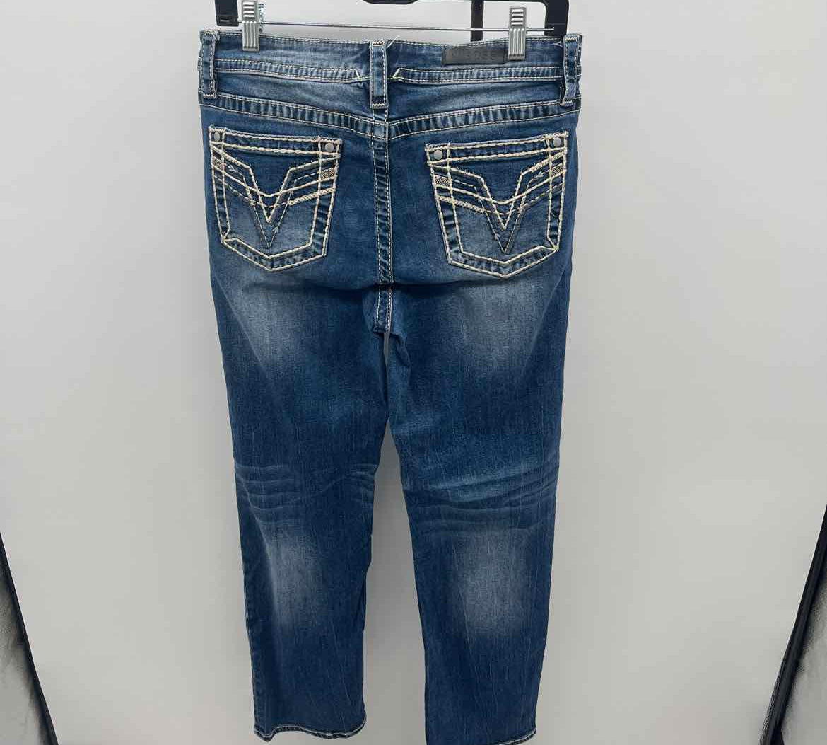 Vigoss Women's Size 10 Blue Solid Jeans