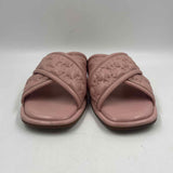 Michael Kors Women's Shoe Size 9.5 Pink Embossed Sandals