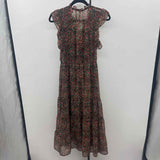 BB Dakota Women's Size 4 Black Floral Dress