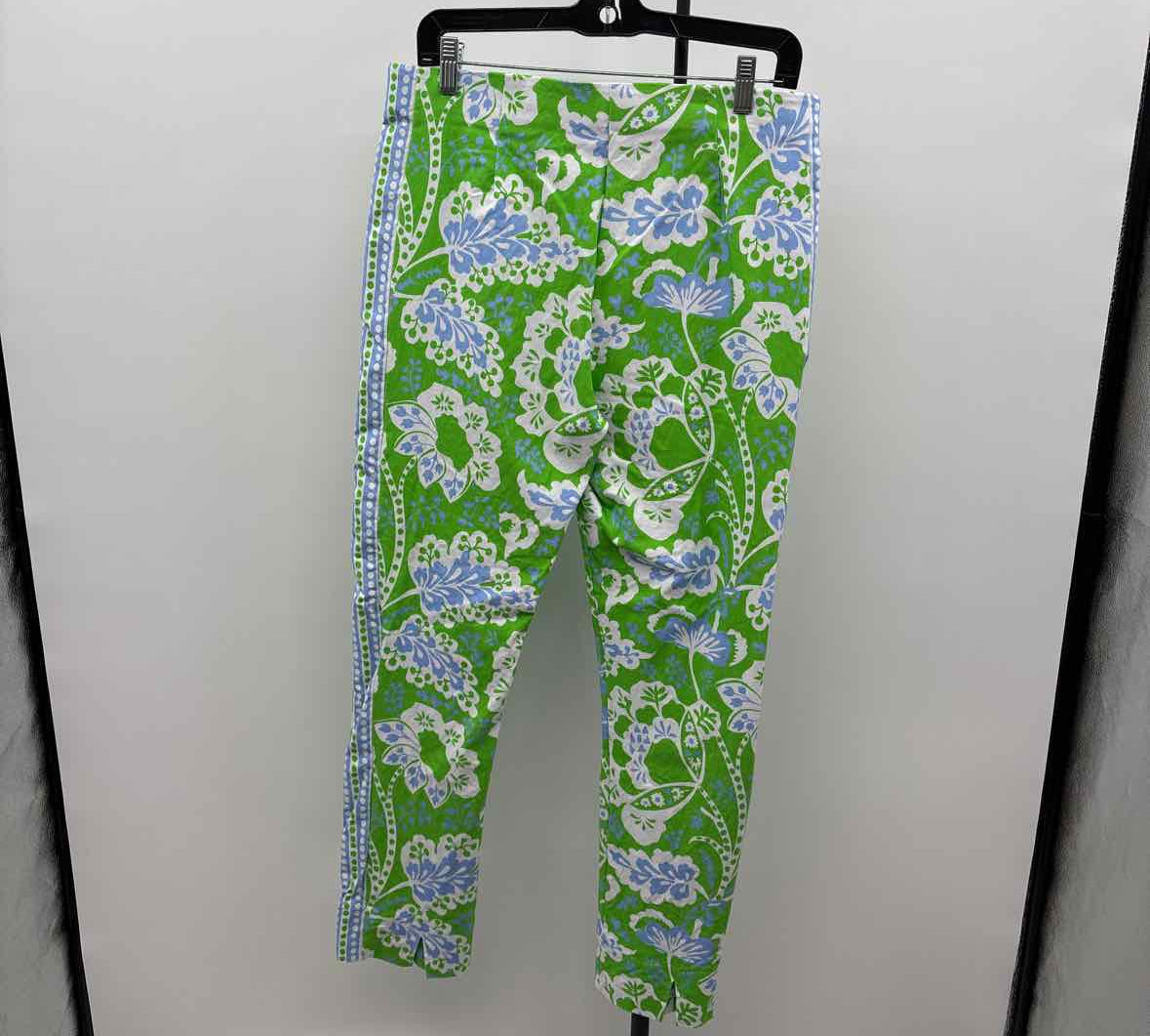 Gretchen Scott Women's Size 14 Green Floral Pants