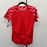 bontrager Women's Size M Red Geometric Short Sleeve Shirt