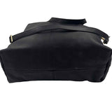 STELLA & DOT COVET Black Pebbled Leather KENSINGTON Handled Tote Bag Purse w/Crossbody Strap