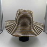 Unbranded Women's Tan Stripe Sun Hat