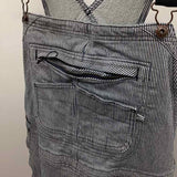 Duluth Trading Co. Women's Size 20 Blue Stripe Overalls