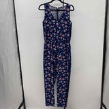 Tommy Hilfiger Women's Size 8 Navy Floral Jumper