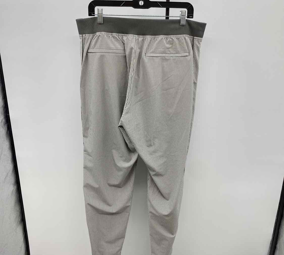 Athleta Women's Size 16 Taupe Stripe Pants