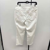 Belle by Kim Gravel Women's Size 10 White Solid Pants