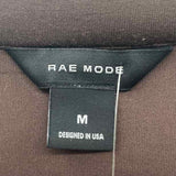 Rae Mode Women's Size M Brown Solid Sweatshirt