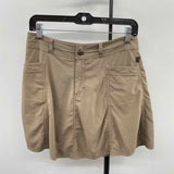 LL Bean Women's Size 2 Brown Solid Skirt