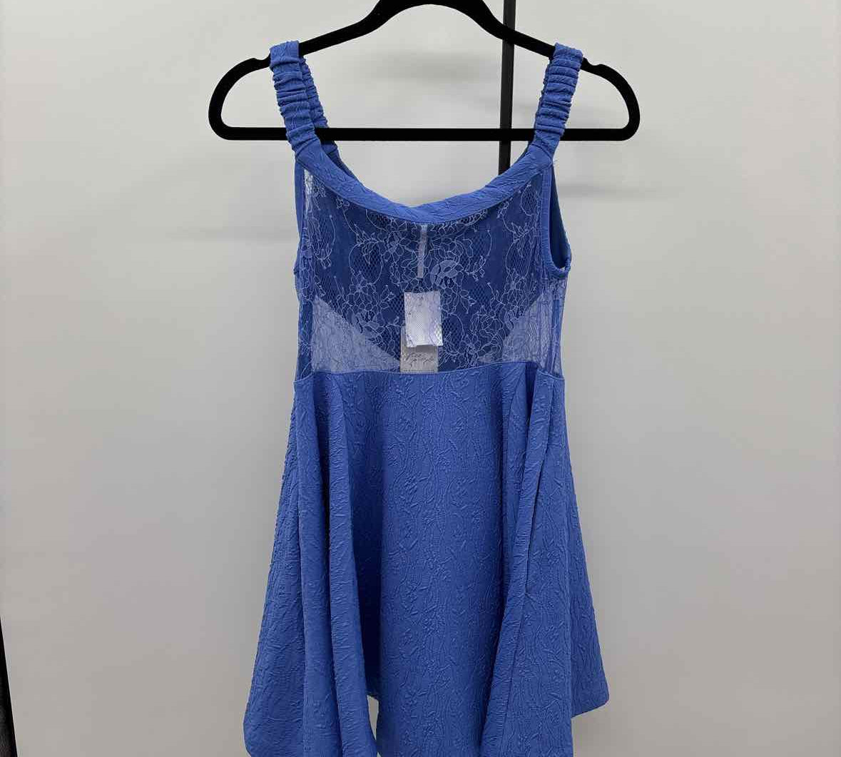 Free People Junior's Size S Blue Textured Dress