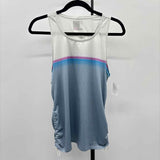 Lucky in Love Women's Size M Blue Textured Tank