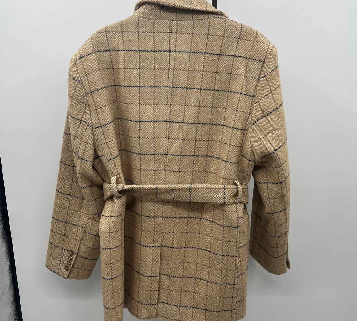 Astr Women's Size L Tan Herringbone Jacket