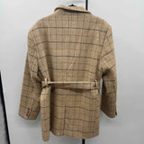 Astr Women's Size L Tan Herringbone Jacket