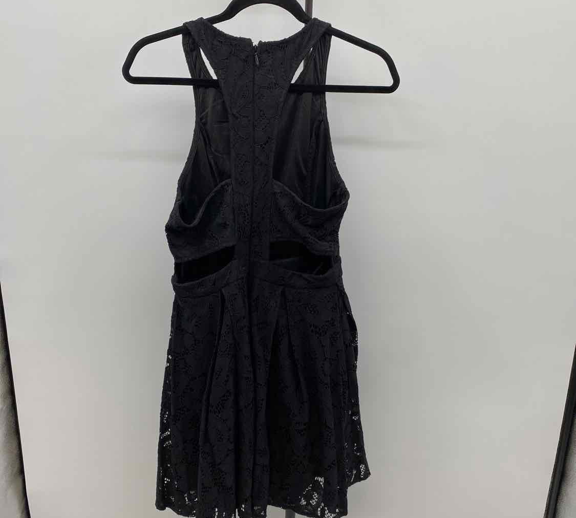 Lulus Women's Size 10 Black Lace Dress