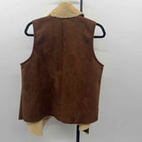 Chaps Women's Size L Brown Solid Vest