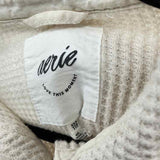 Aerie Junior's Size xxs Beige Waffle Long Sleeve Shirt