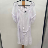Mlle Gabrielle Women's Size 16 White Solid Dress