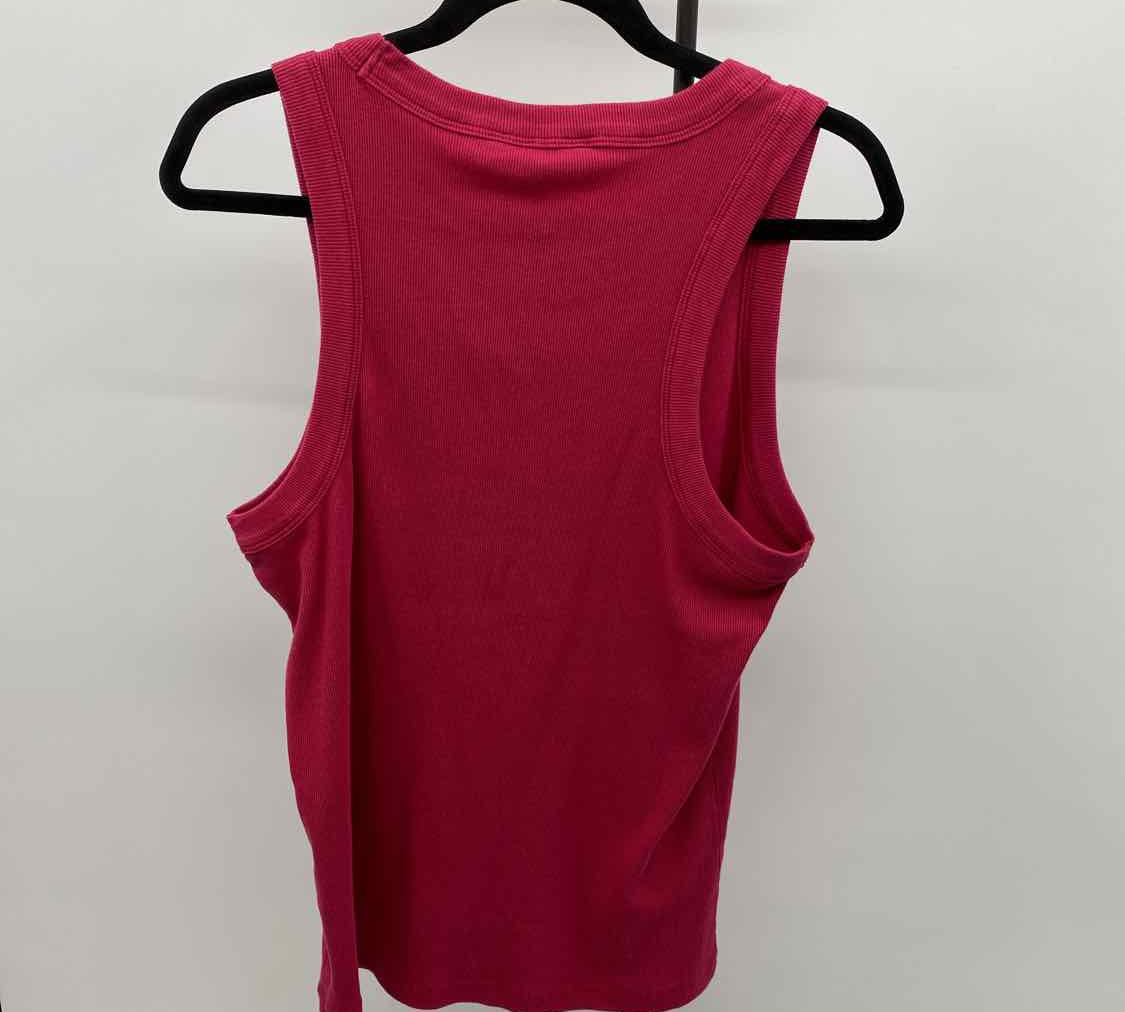 Banana Republic Women's Size XL Caramel Ribbed Sleeveless Shirt