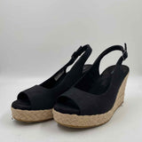 Toms Women's Shoe Size 8 Black Solid Wedges