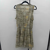 Elan Women's Size 10 Green Paisley Dress