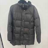 Michael Kors Women's Size S Charcoal Solid Coat