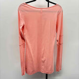 Lululemon Women's Size M Peach Solid Long Sleeve Shirt