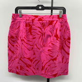 Rafaella Women's Size 6 Pink Floral Skirt