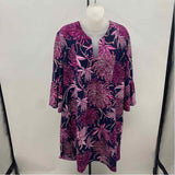 Jude Connally Women's Size 16 Navy Floral Dress