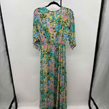 entro Women's Size 6 Teal Floral Dress