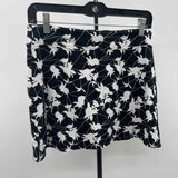 Tranquility Women's Size 10 Black Floral Skirt