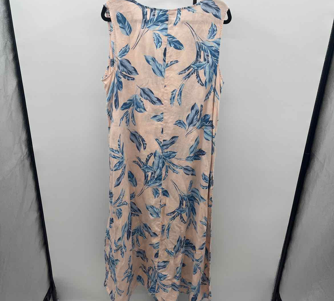 JJill Women's Size 20 Pink Leaf Dress