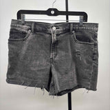 Express Women's Size 12 Black Distressed Shorts