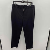 White House Black Market Women's Size 10 Black Solid Pants