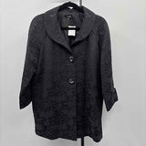 Rafaella Women's Size M Black Floral Jacket