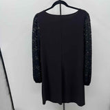 White House Black Market Women's Size 10 Black Solid Dress