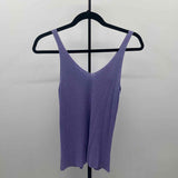 La Miel Women's Size M Lilac Solid Tank