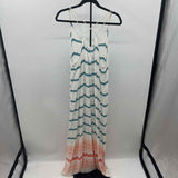 Natural Reflections Women's Size XXL Teal Stripe Dress