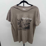 Doe Women's Size XL Mocha New York T-Shirt