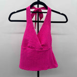 Land's End Women's Size XS Fuschia Textured Swimsuit - Separate