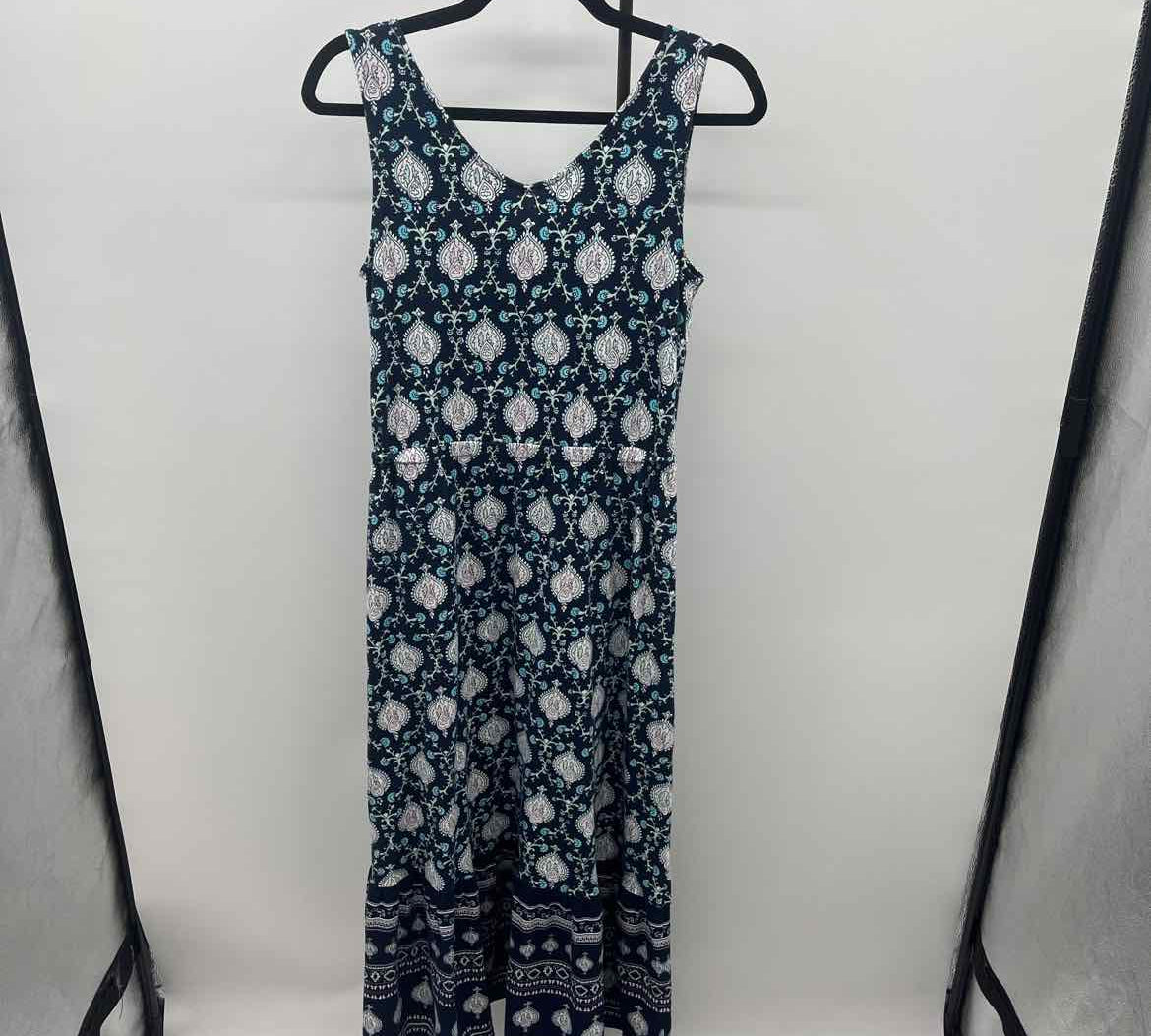 Talbots Women's Size 2 Navy medallion Dress