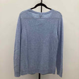 Talbots Women's Size L Light Blue Cable Knit Sweater