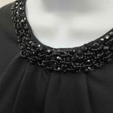 Lilly Pulitzer Women's Size L Black Beaded Sleeveless Shirt