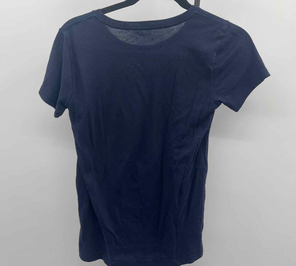J Crew Women's Size XS Black Elephants Short Sleeve Shirt