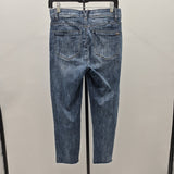 Wit & Wisdom Women's Size 4P Blue Solid Jeans